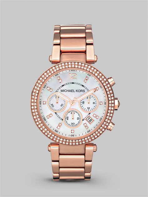 michael kors ladies mother of pearl watch|Michael Kors Chronograph Mother of Pearl Dial Ladies Watch .